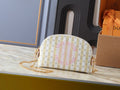 Louis Vuitton Cream Monogram Chain Crossbody Bag